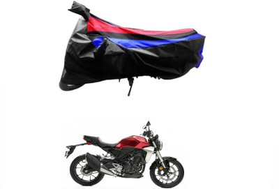 JVG Waterproof Two Wheeler Cover for Honda(CB300R, Black, Red, Blue)