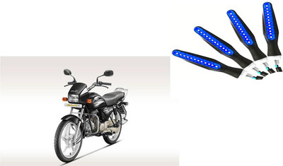 Buras Front, Rear LED Indicator Light for Hero Splendor(Blue)