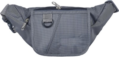 Hi Trend Zippered Secure Waist/Bum Bag Multi-purpose Travel/Holiday Money Document Pouch Polyester Waist Bag(Grey)