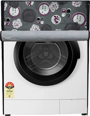 Wings Star Front Loading Washing Machine  Cover(Width: 60 cm, Grey)