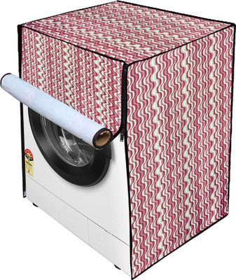 Wings Star Front Loading Washing Machine  Cover(Width: 60 cm, Red)