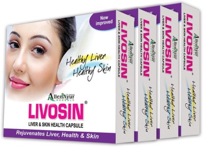 Livosin Liver & Skin Health Capsule(Pack of 4)