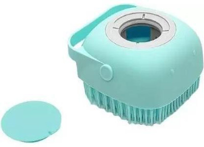 RRHR SALES Silicone Soft Bath Body Brush with Shampoo Dispenser Scrubber use in Shower, Deep Cleaning, Gentle Scrub Massage Skin Exfoliation for Children, Men Women