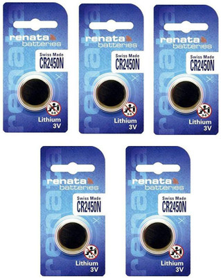 Renata CR2450N Lithium 3V Pack Of 5  Battery(Pack of 5)