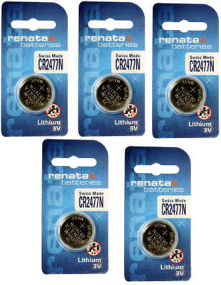 Renata CR2477N Lithium 3V Pack Of 5  Battery(Pack of 5)