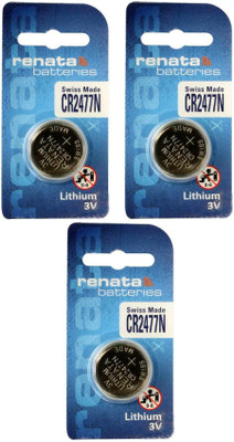 Renata CR2477N Lithium 3V Pack Of 3  Battery(Pack of 3)