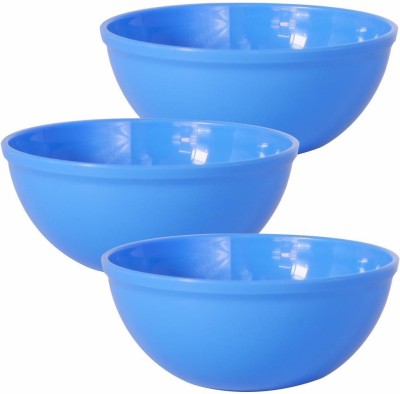 Wonder Prime Sigma 1500 Heavy Microwave Safe Bowl Set, 1300 ml, Blue Color, Set of 3 Bowls, Made in India Plastic Mixing Bowl(Blue, Pack of 3)