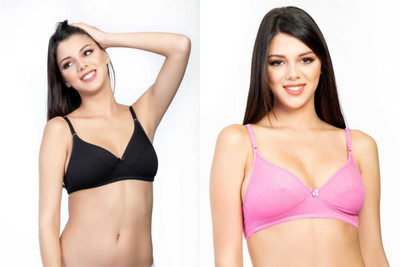 Envie Envie-1001 Women Minimizer Non Padded Bra(Multicolor)
