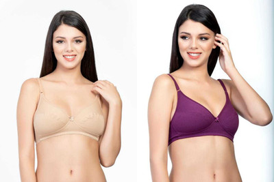 Envie Envie-1001 Women Minimizer Non Padded Bra(Multicolor)