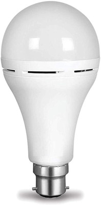Nightstar 9 W Inverter Round B22 Inverter Bulb(White)