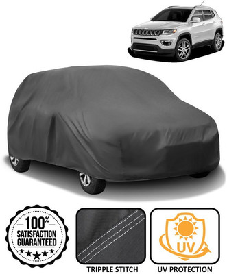 CARNEST Car Cover For Jeep Compass (Without Mirror Pockets)(Grey)