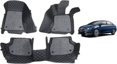 CARSHADE Leather 7D Mat For  Maruti Ciaz(Black)