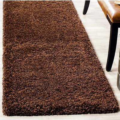 shopgallery Brown Polyester Runner(2 ft,  X 5 ft, Rectangle)