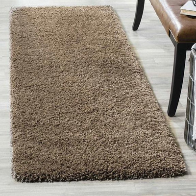 shopgallery Beige Polyester Runner(2 ft,  X 4 ft, Rectangle)