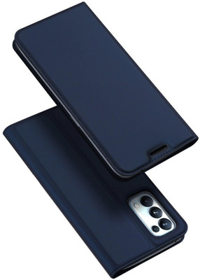 Dux Ducis Flip Cover for Oppo Reno5 Pro 5G(Blue, Shock Proof)