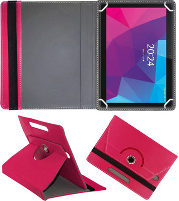 Fastway Flip Cover for Lava Magnum XL 10.1 inch(Pink, Cases with Holder, Pack of: 1)