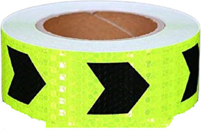 Delidge Single Sided NA Safety Sign Warning Tape Road (Manual)(Set of 1, Green)