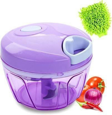 Velish Manual Quick Chopper, Compact & Powerful Hand Held Vegetable Chopper (1 Unit Chopper) Vegetable & Fruit Chopper(1)