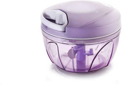 Pyzel New Handy Mini Plastic Chopper with 3 Blades, (450 ml) Vegetable & Fruit Chopper (1 SMART MINI FOOD PROCESSOR CHOPPER 450 ML) Vegetable & Fruit Chopper(1)