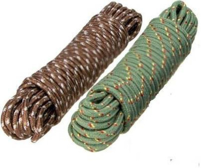 Tanish Pack of 2 Clothes Drying rope Nylon Braided Cotton Rope 10 meters each Nylon Clothesline(20 m)
