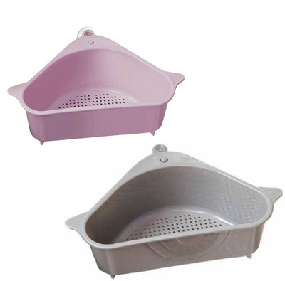 Shreejee Sink Basket/ Spong Holder/ Soap Organizer Colander(Multicolor Pack of 2)