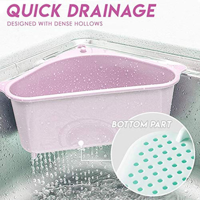 KRAZE Multipurpose Large Sink Storage Basket Washing Vegetables, Fruits ,Grains etc Strainer(Multicolor Pack of 1)