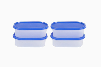 Cutting EDGE Plastic Utility Container  - 535 ml(Pack of 4, Blue, Clear)