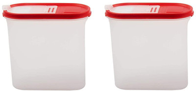 Cutting EDGE Plastic Utility Container  - 1800 ml(Pack of 2, Red)