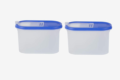Cutting EDGE Plastic Utility Container  - 1200 ml(Pack of 2, Blue)