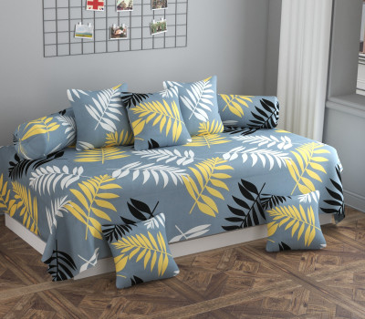 Lajak Collection Polycotton Abstract Diwan Set(Grey)