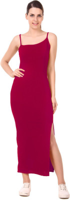 DyrectDeals Women Maxi Maroon Full Length Dress