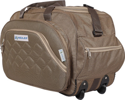 MEDLER (Expandable) DUFFELPRO-BEIGE Duffel With Wheels (Strolley)