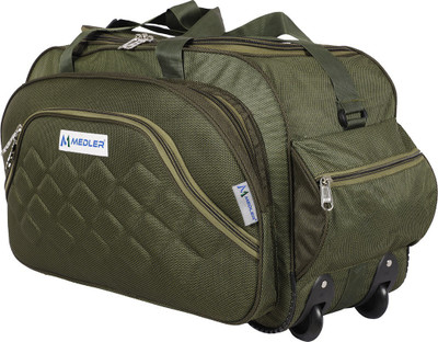 MEDLER (Expandable) DUFFELPRO-GREEN Duffel With Wheels (Strolley)