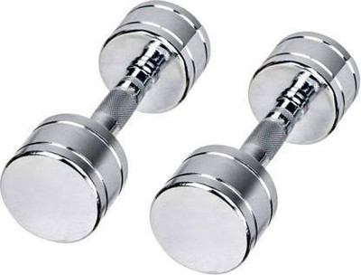LCARNO Hi-Quality Steel Chrome 2Kg (Pair) Fixed Weight Dumbbell (4kg) Fixed Weight Dumbbell(4 kg)