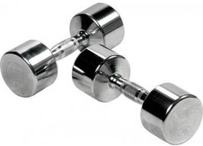 LCARNO BEST QUALITY STEEL DUMBBELL 3KG (PAIR) Fixed Weight Dumbbell(6 kg)
