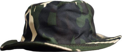 Kumar's Trend Men's Cotton Camouflage Army Hat, 2 in One Men & Women Military Commando Bonnie hat.(Multicolor, Pack of 1)