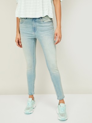 Ginger by Lifestyle Skinny Women Blue Jeans