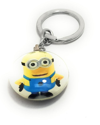 Key Era Minion Double Side Transparent Fiber Keyring Key Chain