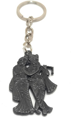 Key Era Radha Krishna Krishna Lord RK2 Double Side Keyring Key Chain
