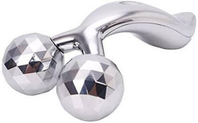 h&d craft 3D Y Shape Facial Massage Roller CSD=4=JC Face Slimming Massager 3D Y Shape Facial Massage Massager(Silver)