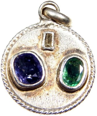 Urancia Antique Rare Quality Locket with Ceylon Blue Sapphire,Ceylon Yellow Sapphire,Diamond Stone