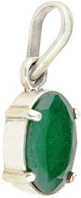 Bhairawgems Sterling Silver Emerald Stone