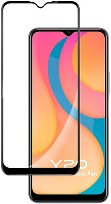 GDBUY Edge To Edge Tempered Glass for Vivo Y20i(Pack of 1)