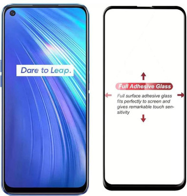 GDBUY Edge To Edge Tempered Glass for Realme 6, Realme 6i(Pack of 1)