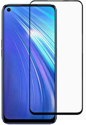 GDBUY Edge To Edge Tempered Glass for Realme 6, Realme 6i(Pack of 1)
