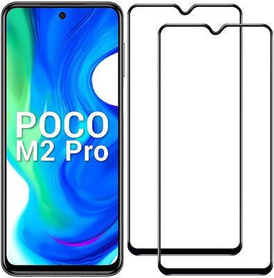 HQ Protection Edge To Edge Tempered Glass for Poco M2 Pro | 11D Premium Quality Full Glue 9H Hardness Anti Scratch Full Edge(Pack of 1)
