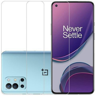 HOBBYTRONICS Tempered Glass Guard for ONEPLUS 9, ONEPLUS 9R(Pack of 2)