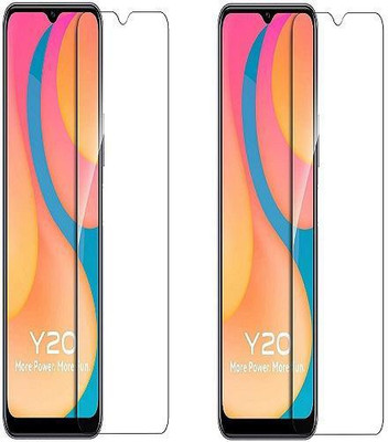 NIMMIKA ENTERPRISES Tempered Glass Guard for VIVO Y20 TEMPERED GLASS(Pack of 2)