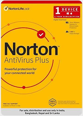Norton Anti-virus 1 User 1 Year(CD/DVD)