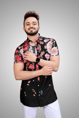 indicare Men Printed Casual Multicolor Shirt